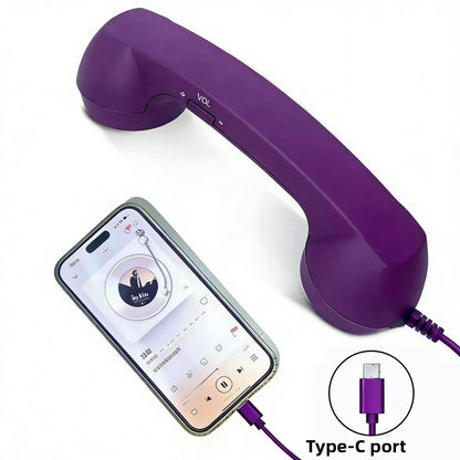 Retro Style Type-C Telephone Handset