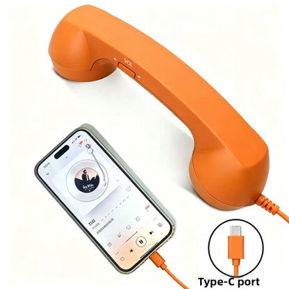 Retro Style Type-C Telephone Handset