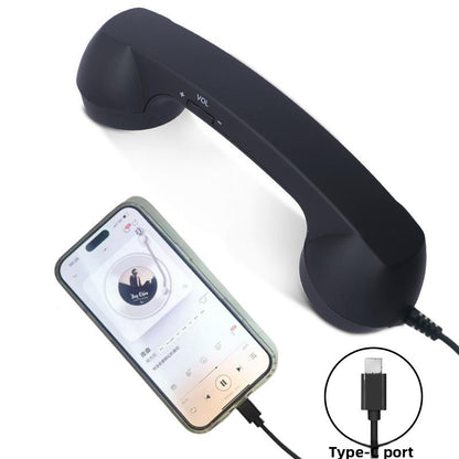 Retro Style Type-C Telephone Handset