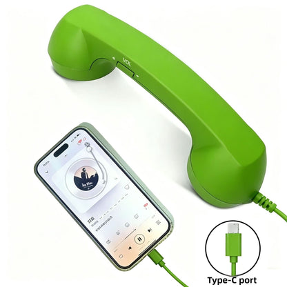 Retro Style Type-C Telephone Handset